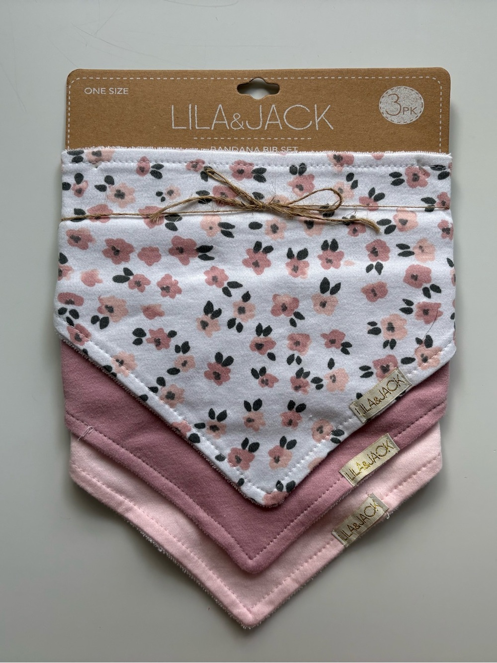Lila & Jack Bandana Bibs